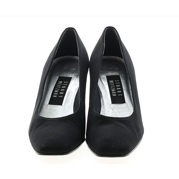 Vintage Stuart Weitzman Black Block Heel Pumps | Size 8 - Picture 2 of 7